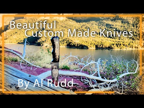 The process for making knives by hand.