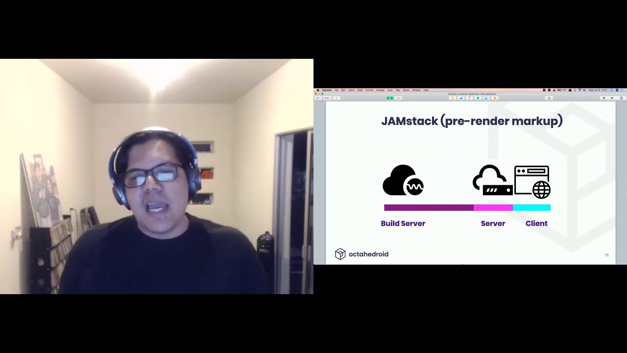 Beyond static: Building a dynamic application with GatsbyJS / DrupalCon Global 2020