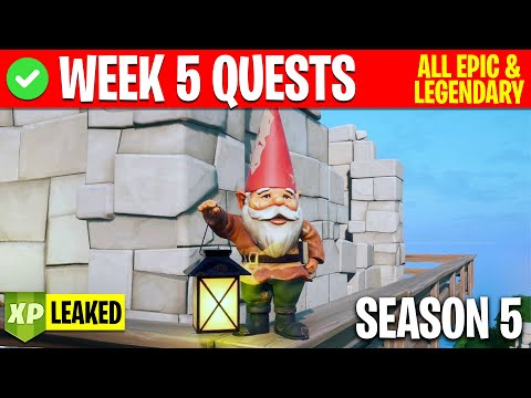*LEAKED* Week 5 Quests (Epic & Legendary Quests) - Fortnite Season 5