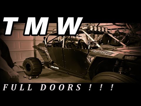 Upgrades for your RZR Turbo full doors how to install TMW Offroad Sidewinder - SXS UTV MODS