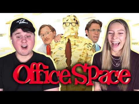 CANNOT stop laughing over *OFFICE SPACE* - First Time Couples Reaction