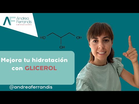 Evita deshidratarte con glicerol
