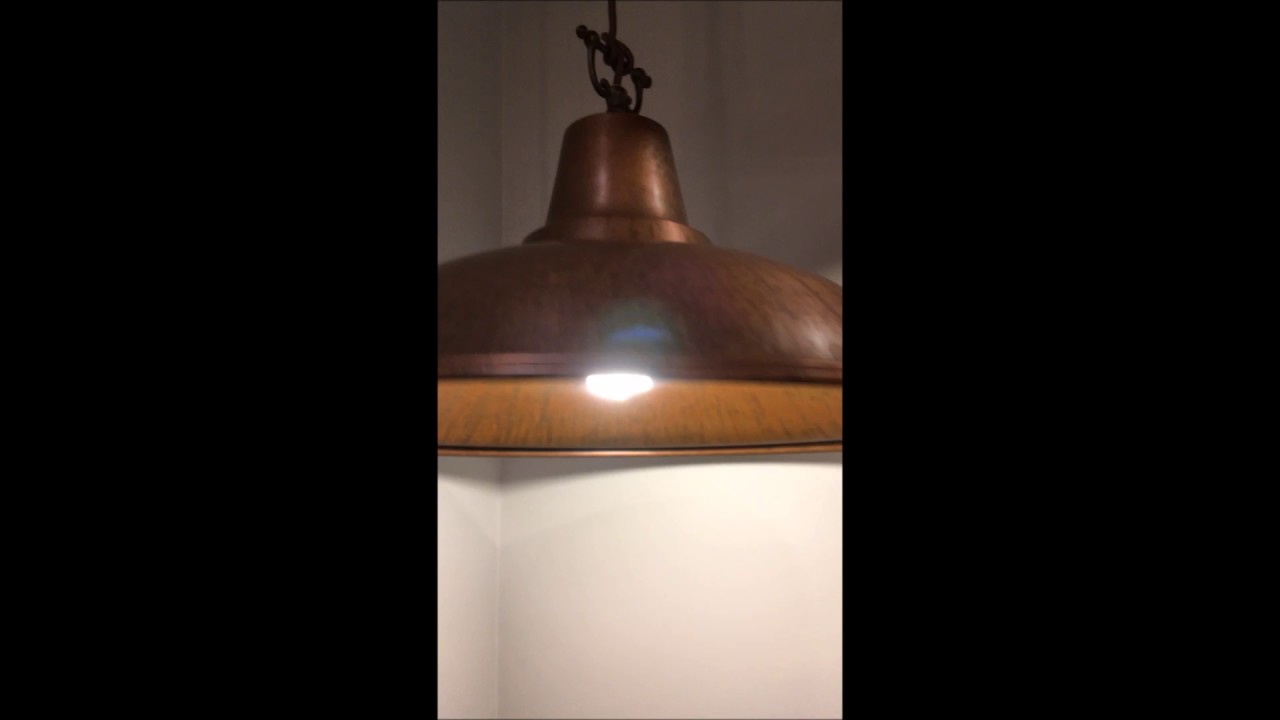 Italian Copper Pendant Light