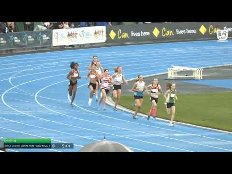 Girls U12 800m Timed Final 2: 2021 Commonwealth Bank State Track and Field Championships // LAVicTV