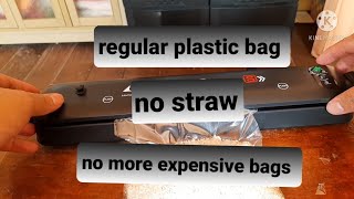 vacuum seal regular bags, ordinary plastic bags, smooth plastic bags, inexpensive plastic bags