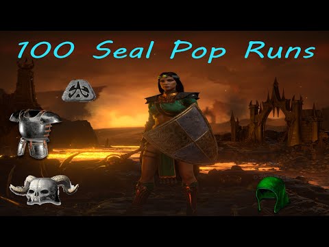 Nova Sorc Speed Clearing Chaos - 100 Seal Pop Runs  - Diablo 2 Resurrected