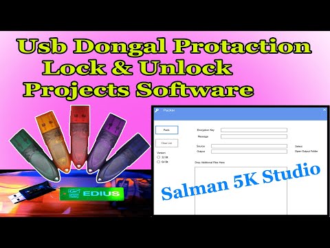 Usb Dongal Protaction  Lock & Unlock Projects Software
