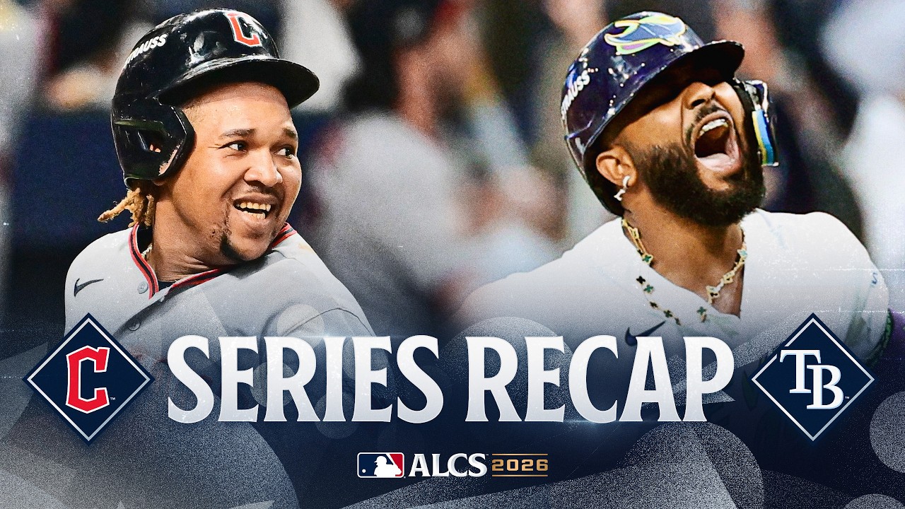 Junior Caminero, Freddy Peralta and the Rays defeat the Guardians in 6 games! (ALCS Full Highlights)