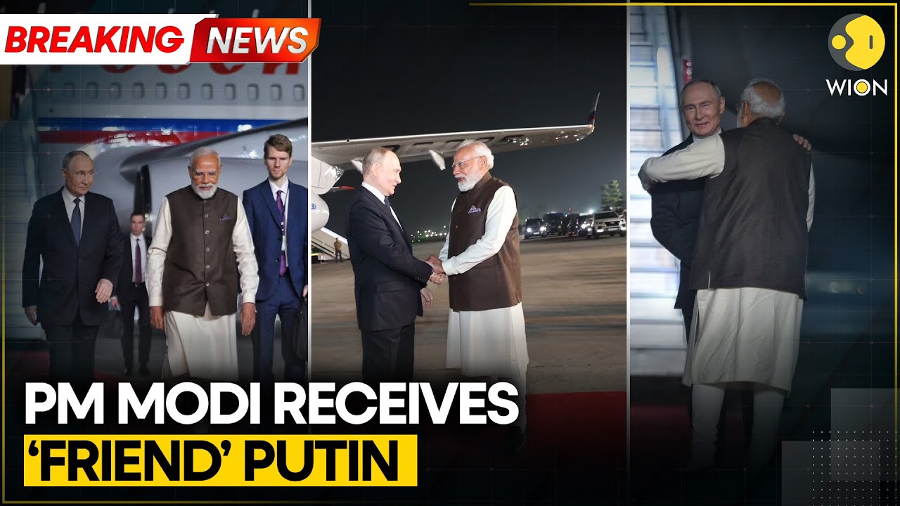 BREAKING: Putin Arrives India, Modi Welcomes Him Warmly | WION