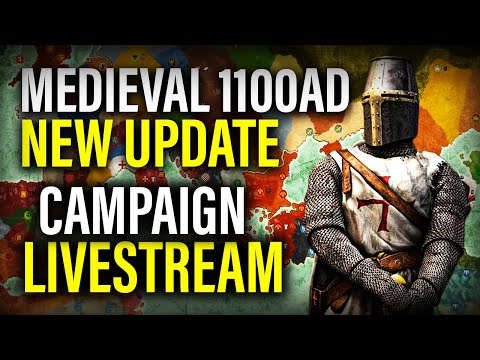 LIVE: MEDIEVAL 1100AD NEW MECHANICS & UNITS! - Total War Gameplay