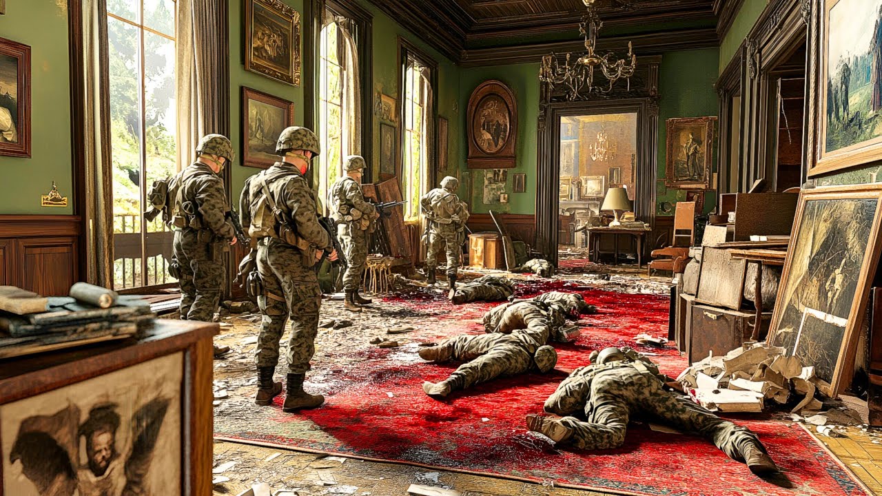 Guarding A Nazi Mansion 5 Soldiers Are Tricked By Malevolent Forces to Annihilate Thousands of Nazis