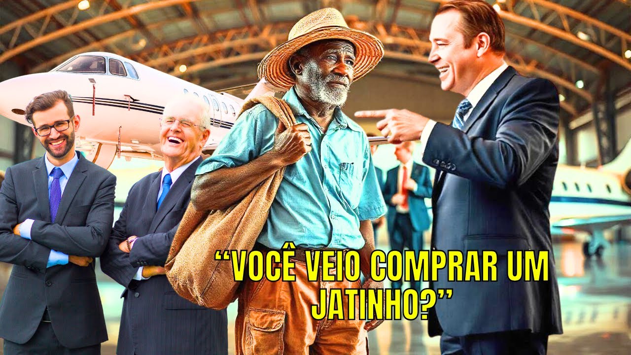 Homem SIMPLES entra em Loja de Aviões e é RIDICULARIZADO, até que Algo Surpreendente Acontece