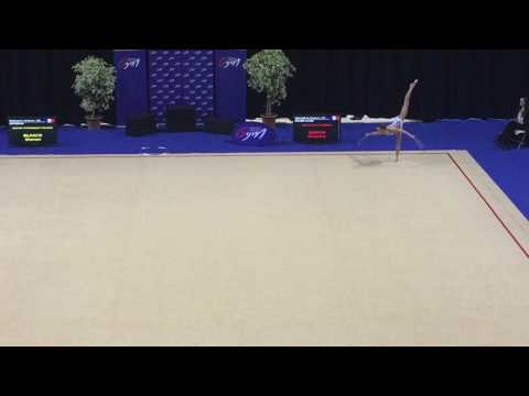 Orianne Bégon massues - Nat A 18 ans et + - France Chambéry 2017