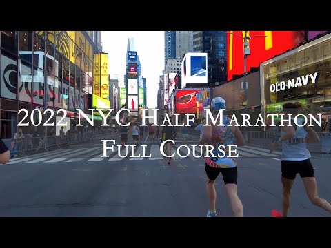 2022 NYC Half Marathon 「Full Course」｜ Virtual Run NYC Half Marathon