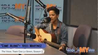 &quot;Come Along&quot; Vicci Martinez LIVE With the MYfm New Music Blog