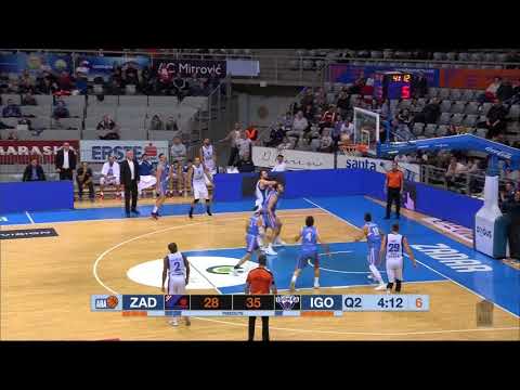 ABA Liga 2017/18 highlights, Round 7: Zadar  - Igokea (3.11.2017)