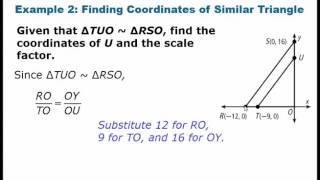 Geometry: Dilations and Similarity in the Coordinate Plane