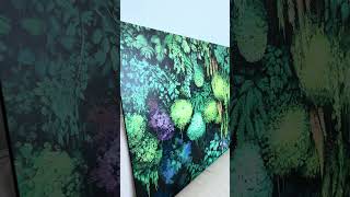 Zelený obraz machu - Tropical