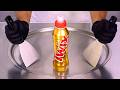 Golden Twix Drink Ice Cream Rolls Satisfying Visual ASMR