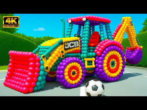 The mascot vibrato assistant JBC and Tractor placed on the football fields is popular, co-produced