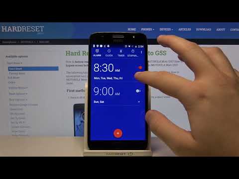 How to Create an Alarm Clock in MOTOROLA Moto G5S