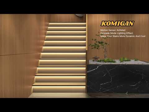 KOMIGAN Intelligent Motion Sensor LED Stair Lighting Kit KMG-3233