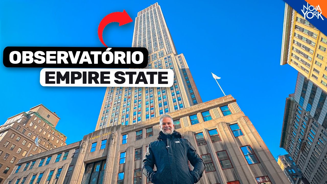 Subimos no famoso OBSERVATÓRIO do Empire State Building