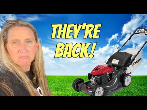 Honda Brings Walk Behind Mowers BACK To America! BUT I Am NOT Happy About It!