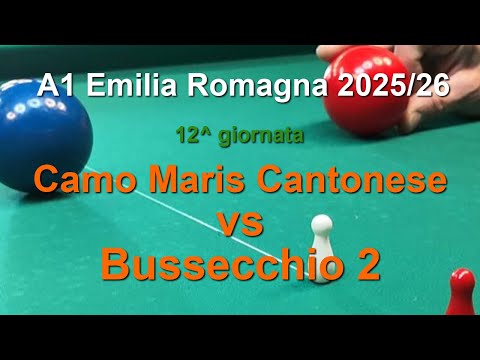 A/1 2025/26 EMILIA ROMAGNA 12a GIORNATA - Camo Maris Cantonese vs BUSSECCHIO 2