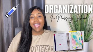 HOW TO STAY ORGANIZED IN NURSING SCHOOL︱Organization Tips︱What I Do