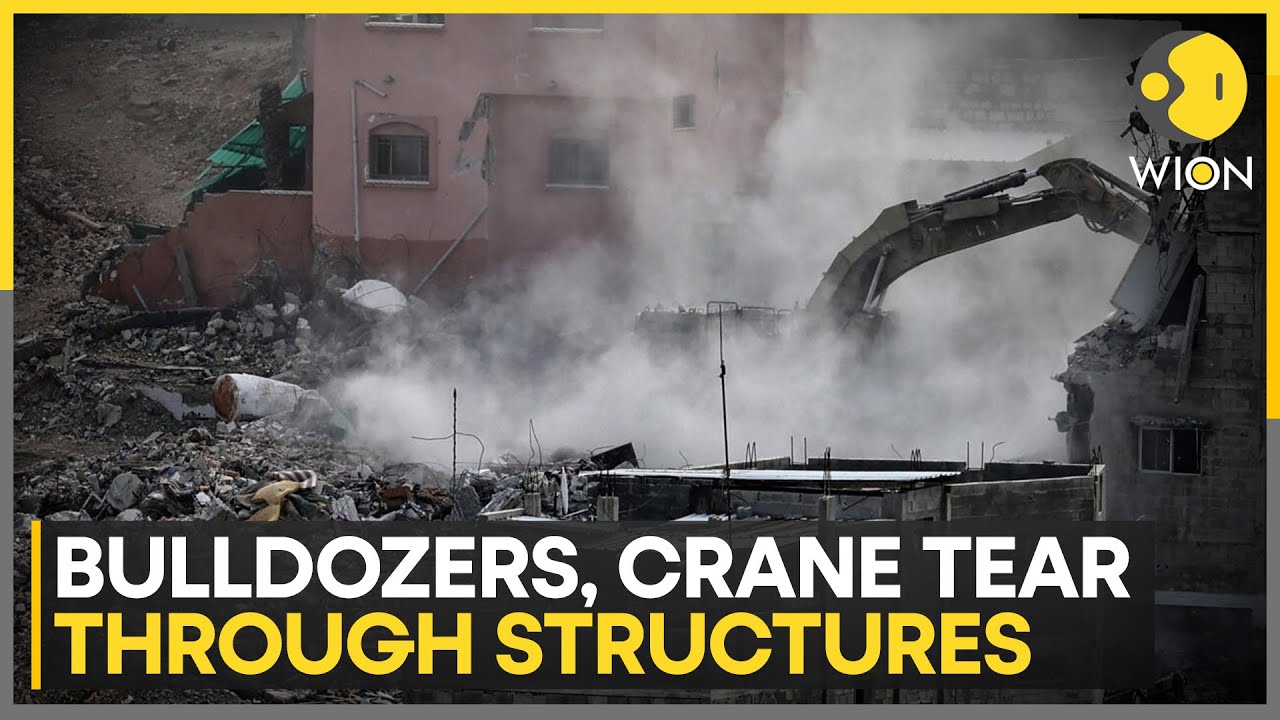 Israel Demolishes Buildings In West Bank Camp, Nur Shams Camp Home To Over 100 Families | WION