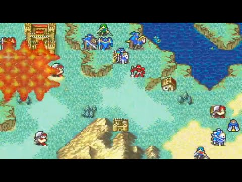 AoE attacks in Fire emblem Sacred stones Microhacking
