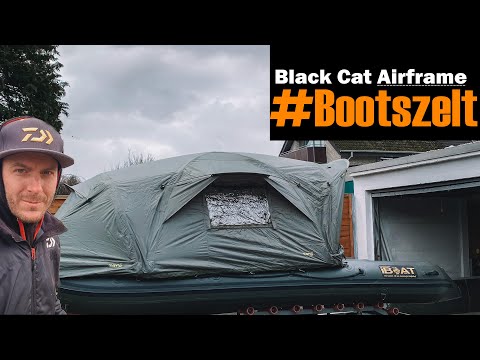 Black Cat Bootszelt Airframe Bootsangeln Zelt Boatfishing iboat