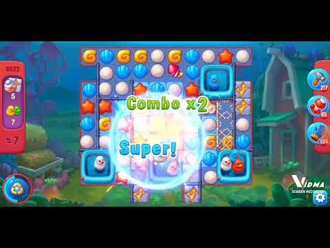 Fishdom. 8522 hard level no boosters and diamonds. 15 moves