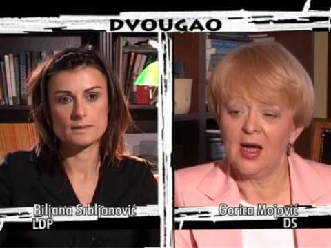 DVOUGAO 065 Biljana Srbljanović - Gorica Mojović  (apr.2008)