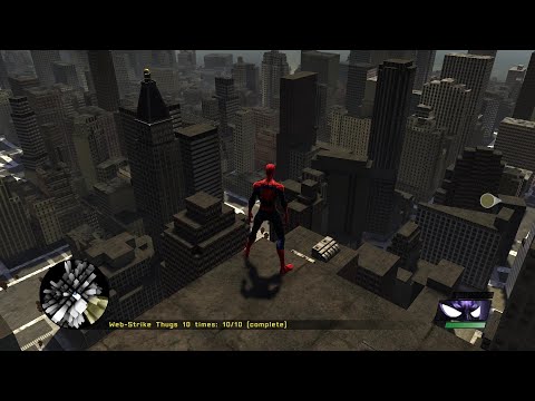 Spider-Man: Web of Shadows - Free Roam / Web-Swinging Gameplay