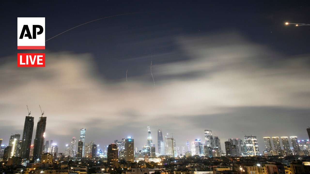 Video | LIVE: Tel Aviv and Jerusalem skyline as Iran war continues