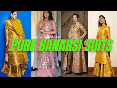 Pure Banarsi Suits| Banarsi suits collection| Designs of banarsi suits worn by Celebrities |Suits