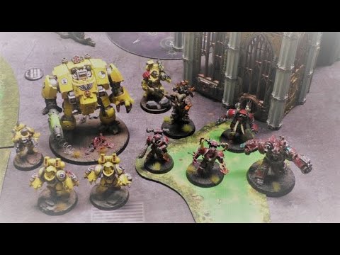 Warhammer 40k - Battlereport 516 - Word Bearers vs. Imperial Fists (DE)