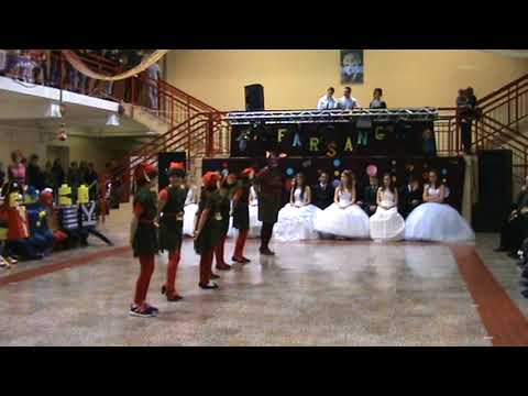 Mályi farsang 2018 1 osztály manok