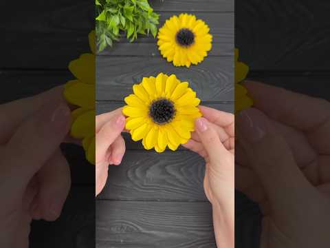 Beautiful Paper Sunflower Making Tutorial DIYPaper Flower Paper Craft