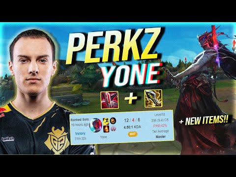 G2 PERKZ YONE is ABUSING New Item IMMORTAL SHIELDBOW (Season 11 Preseason)