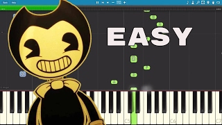 How to play Bendy and the Ink Machine Song - EASY Piano Tutorial - Build Our Machine - DA Games
