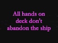 Hands on Deck- Waking Ashland Lyrics 