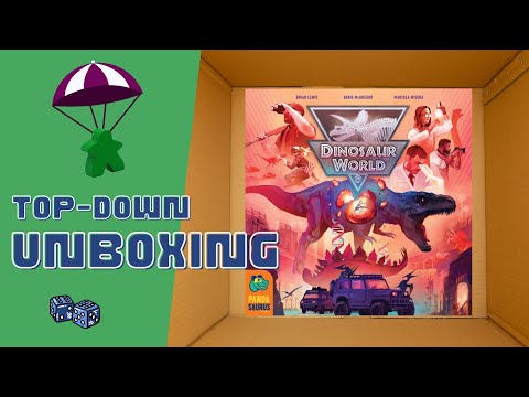 Dinosaur World Board Game Unboxing