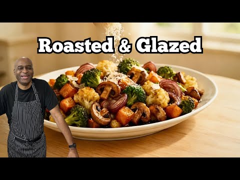 Roasted Vegetables with Balsamic Glaze | Easy & Delicious Recipe
