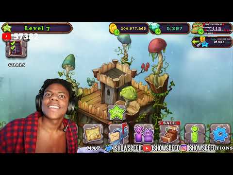 IShowSpeed Plays My Singing Monsters *FULL VIDEO*