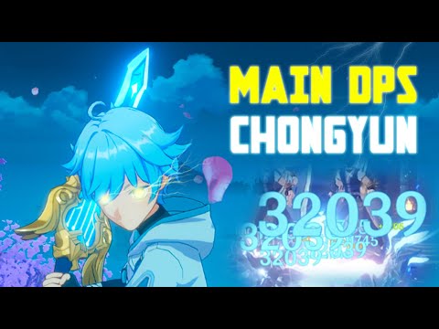 I tried Main DPS Chongyun (Genshin Impact)