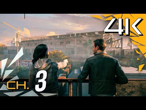 Quantum Break - [4K/60fps] (100%, Hard, All Collectables) Part 3 - Industrial Area