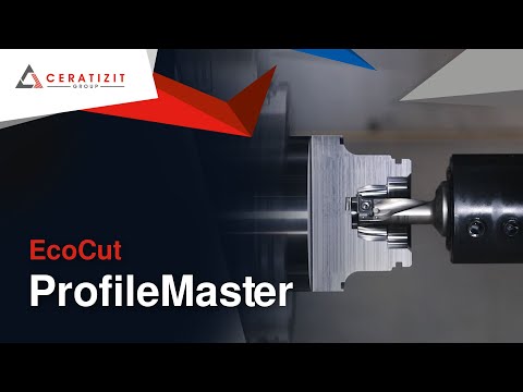 EcoCut ProfileMaster - Drilling into solid material, turning and grooving with a single system